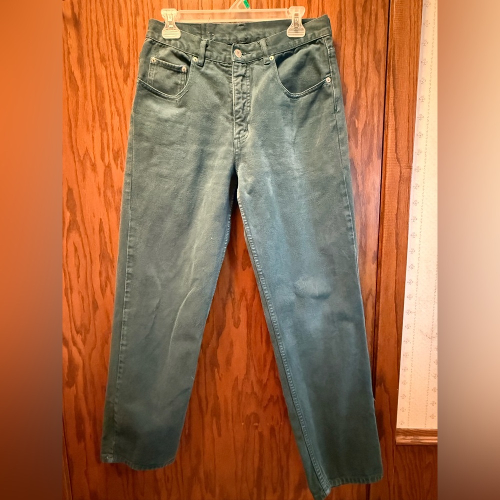 Vintage Women's Green Nuovo Jeans
